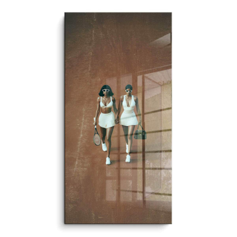 Hermanas Tenis PVC Brillante