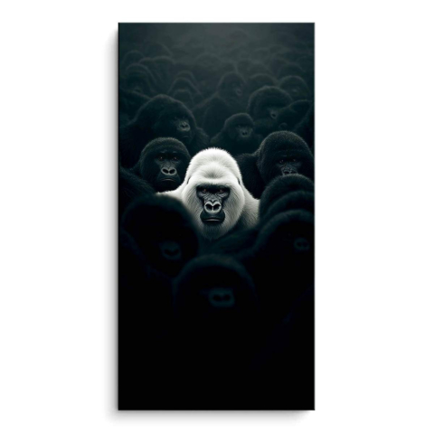 Alpha Gorilla Sammlung PVC Matt Kunst