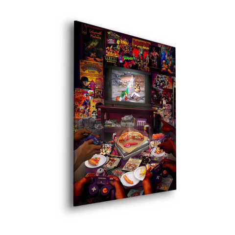 Nuit de Jeu Art Dibond PVC Mat
