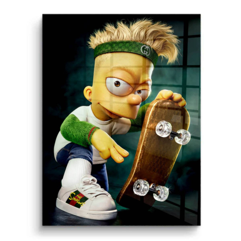 Maître du Skateboard PVC Brillant