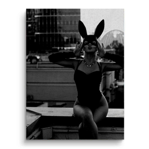 Bunny Chic Canvas Art
