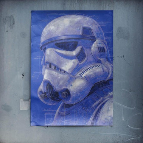Plan du Stormtrooper Poster