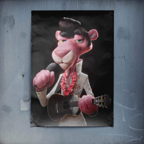 Rockstar Löwen Poster