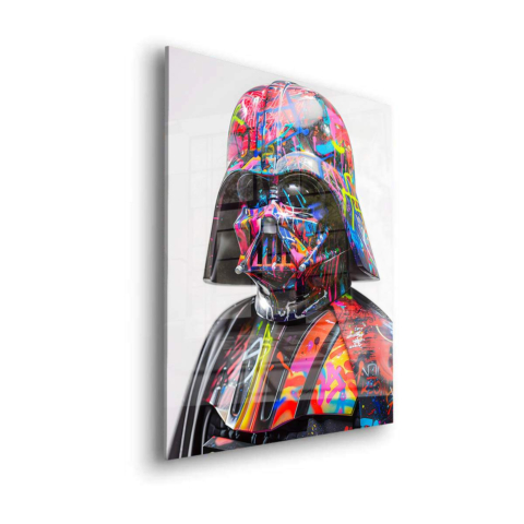 Grafiti Darth Vader Vidrio Acrílico