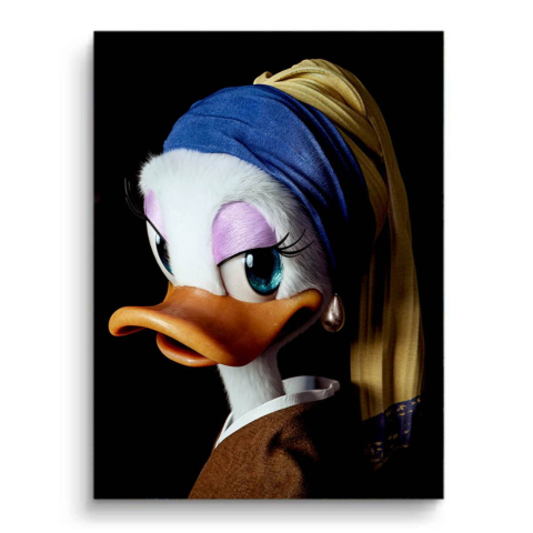 Daisy Duck als Dame PVC Matt Kunst