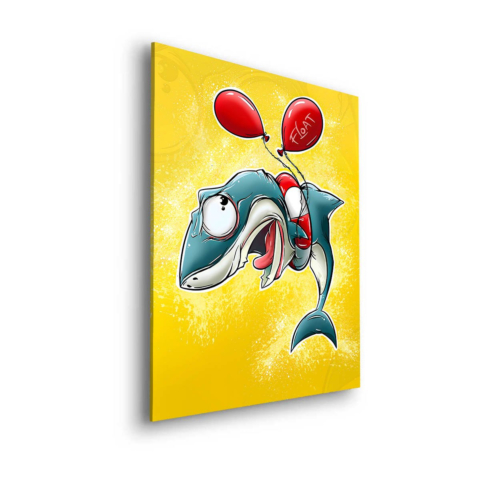Fishy Balloon Dibond Matt Art