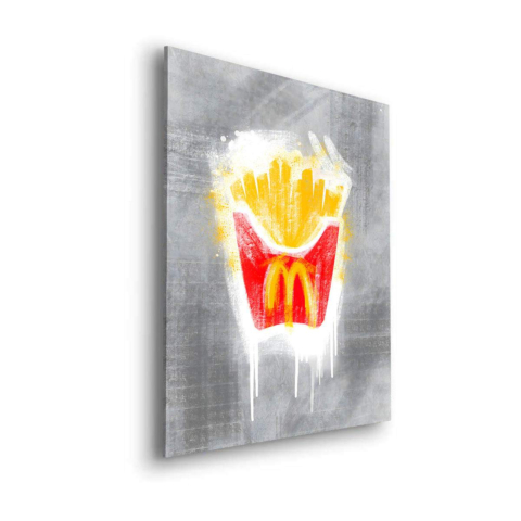 Art de la restauration rapide Dibond PVC Mat