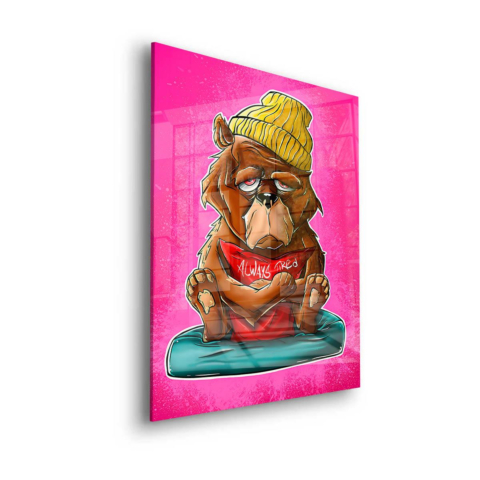 Lazy Dog Acrylic Glass Art