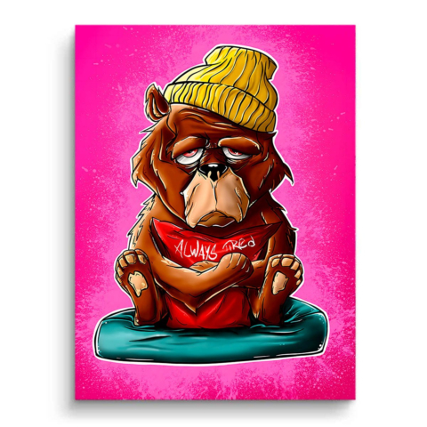 Fauler Hund PVC Matt Kunst