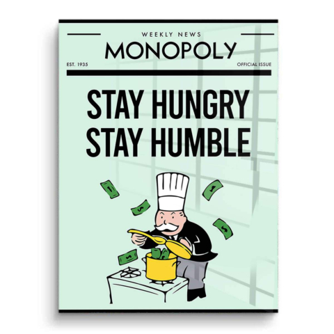 Règles de richesse Monopoly PVC Brillant
