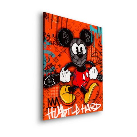 Graffiti Mickey Mouse Art Dibond