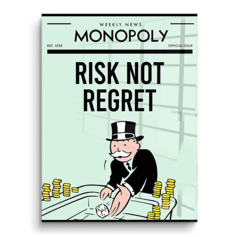 Avertissement Monopoly PVC Brillant