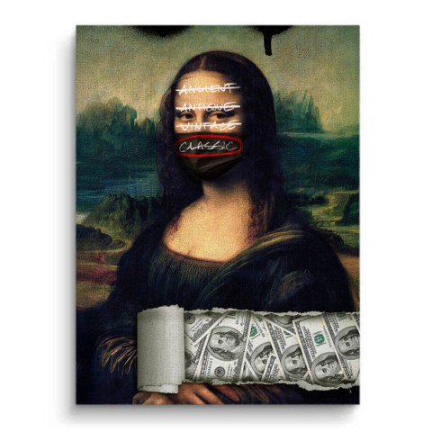 Richesse Masquée Toile