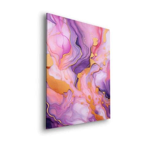 Lavande et Rose Gold Dibond PVC Mat