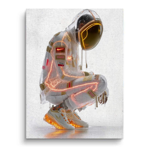 Astronauta Futurista Lienzo