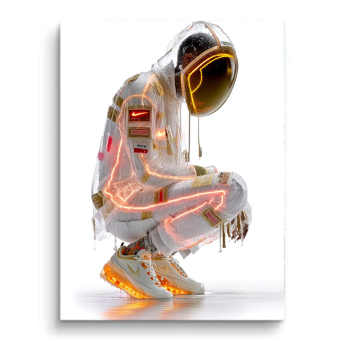Futuristic Astronaut PVC Matt Art