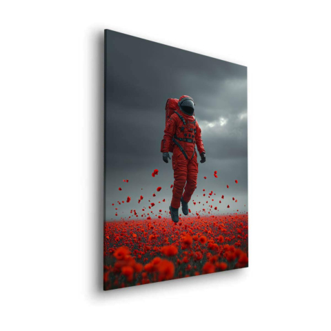 Roter Himmel Dibond Matt Kunst