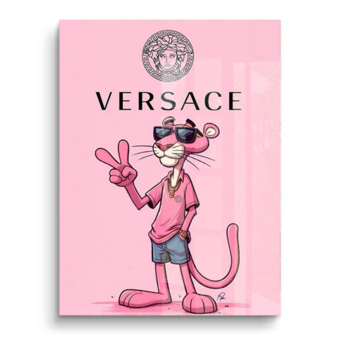 Różowa Pantera Versace Vibes PCV Połysk