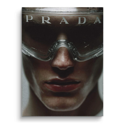 Futuristic Gazer Canvas Art