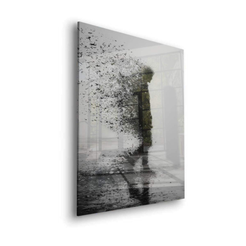 Flock of Transformation Acrylic Glass Art