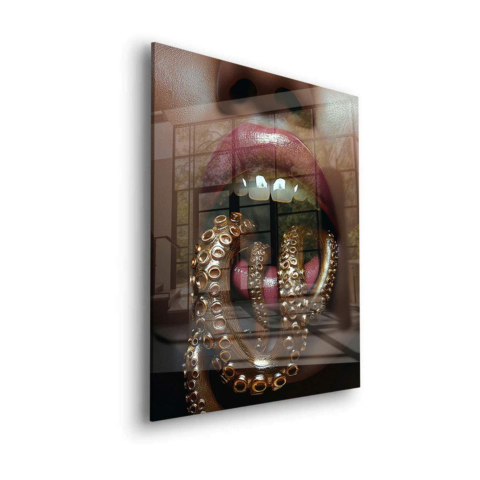 Tentacle Embrace Acrylic Glass Art