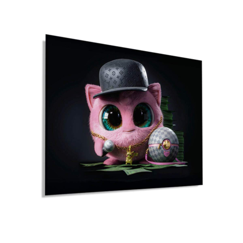 Luxury Cat Dibond Matt Art