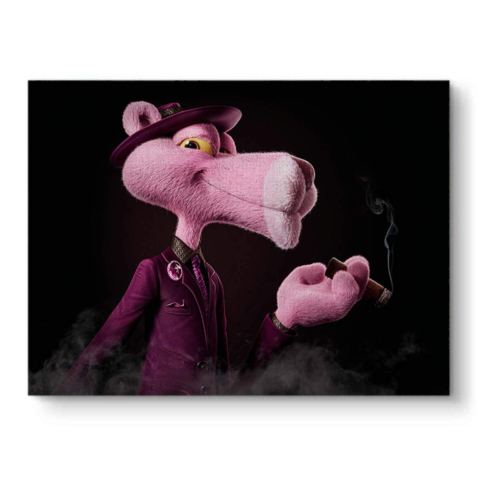 Pink Panther Leinwandbild