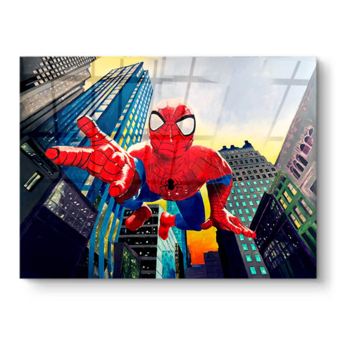 Spider-Man Soars PVC Gloss Art