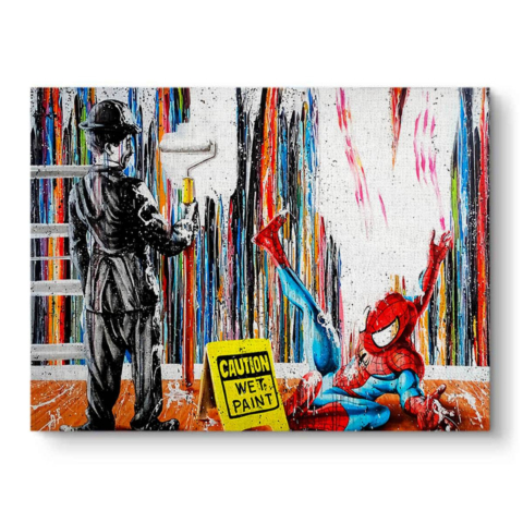 Pitreries de Peinture Humide Toile