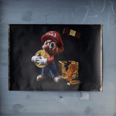 Złota Kradzież Mario Plakat