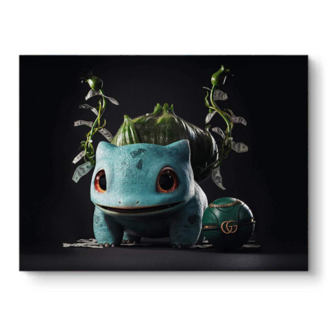 Fantasy PokÃ©mon Wealth Canvas Art