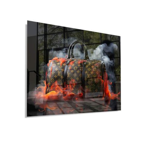 Marque en Flammes Verre Acrylique