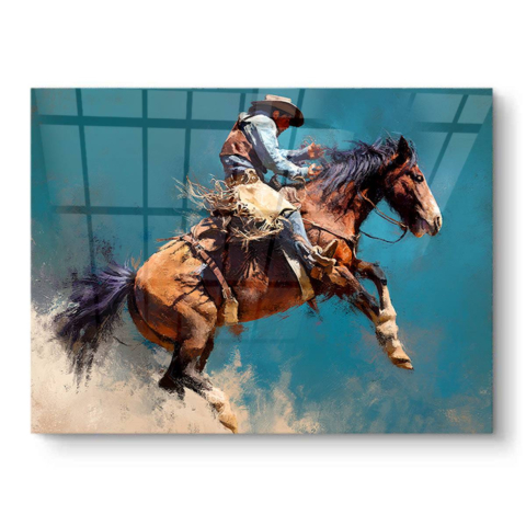 Rodeo Cowboy Jump PVC Gloss Art