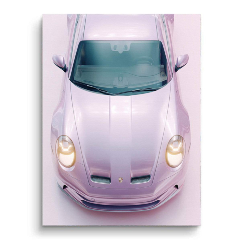 Porsche Rosa Lienzo