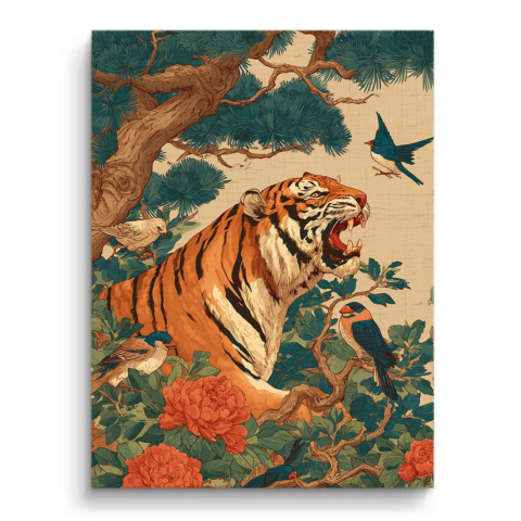 Rugido de Tigre Lienzo