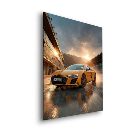 Audi R8 Obraz na Płótnie Dibond Matowy