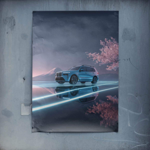 Plakat Elektryczne BMW
