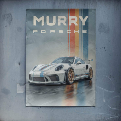 Plakat Porsche MURRY