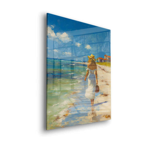 Strandspaziergang Acrylglas