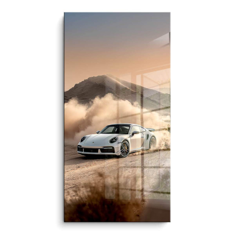 Porsche PCV Połysk Obraz na Płótnie
