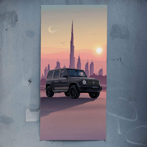 Plakat z Burj Khalifa