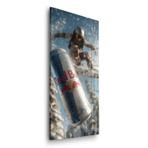 Red Bull Arte en Vidrio Acrílico