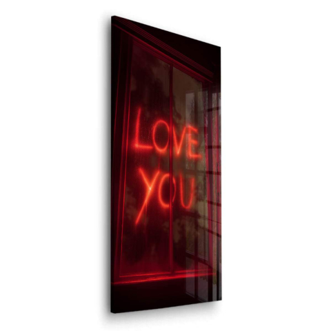 LOVE Acrylic Glass Art