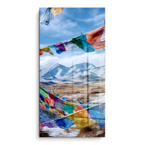 Gebetsflaggen PVC Glänzend Kunst