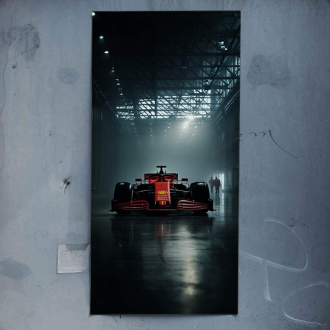 Plakat z Wyścigowym Samochodem F1