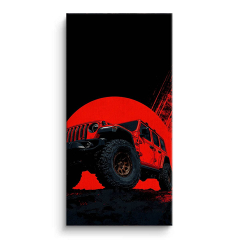 Jeep Miejska Geometria Obraz na Płótnie