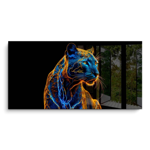 Neon Panther PVC Gloss Art