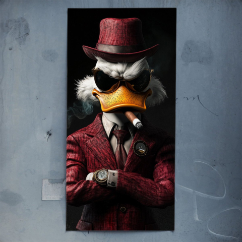 Schicker Ente Poster