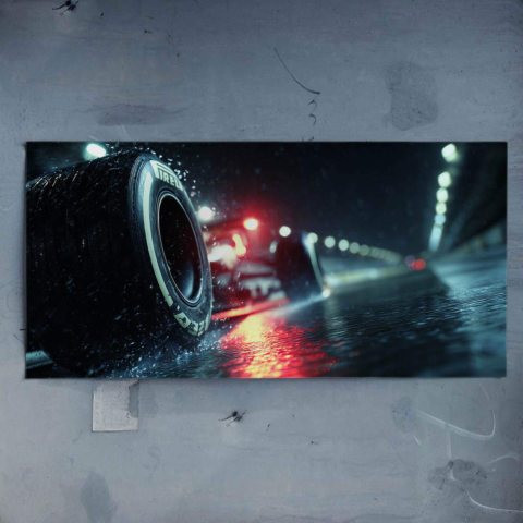 Rainy Race Poster Art