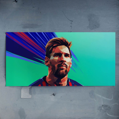 Messi Poster Art
